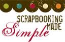 This is an image of a banner that says scrap booking made easy