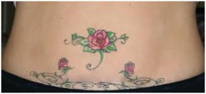 Belly Button Flower Tattoos