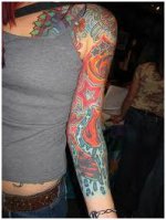 Full Sleeve Arm Tattoo