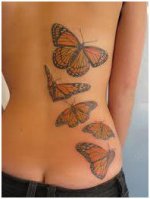 Side Of Back Tattoos
