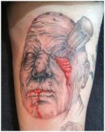Evil Zombie Tattoo