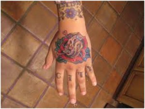 Beautiful hand tattoo art, bad employment idea