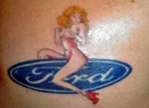 Tattoo Endorsing Ford