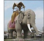 This is Lucy the elephant and she is located in Margate New jersey.
