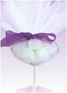 Candy Champagne Glass Wedding Favor