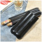 unique groomsmen gift, a Personalized leather cigar holder
