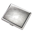 double sided silver cigarette case, a unique gift for groomsmen