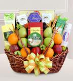 This is a healthy foods gift basket