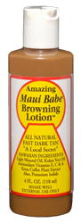 This is an image of maui babe browning lotion for tanning beds