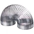This is an image of a silver, metal slinky. You put this at the top o the stems and it climbs down them.