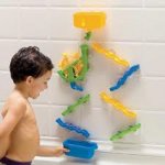 A water wheel toy for the bath