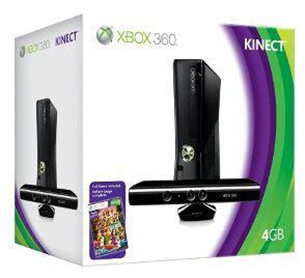 The Xbox 360 with the New Kinect attachment, this one holds 4 GB