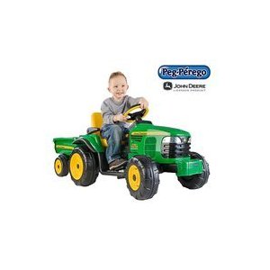 This is an image of a john deere ride on tractor