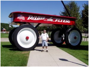 This is the Largest Radio Flyer wagon in the World