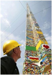 Largest Lego Tower in the World.